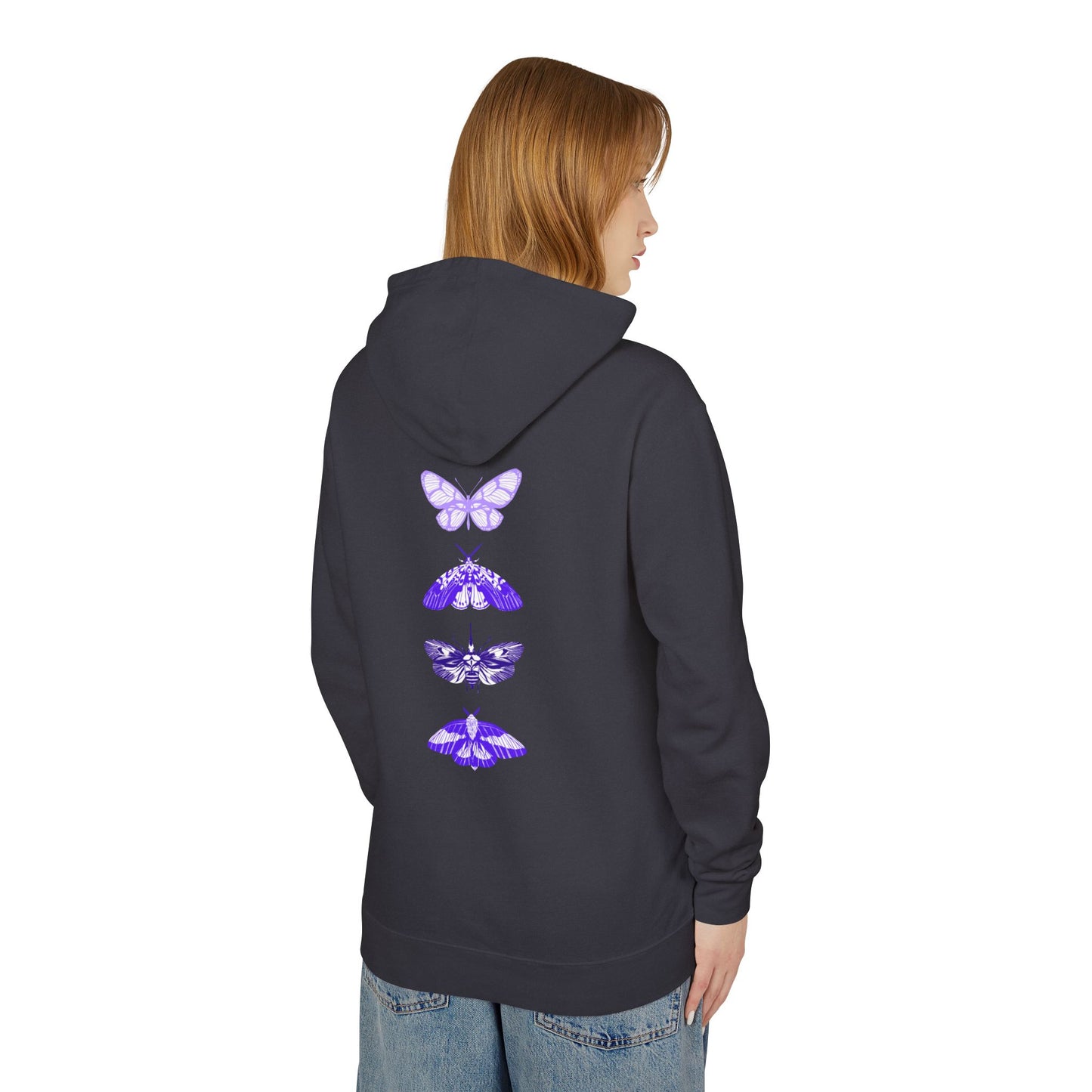 'Butterfly Aura' Hooded Sweatshirt