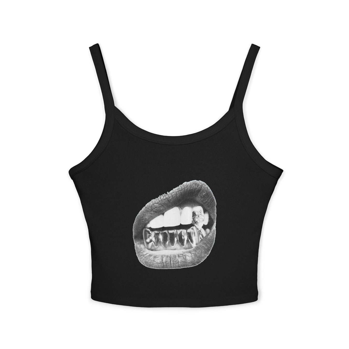 Tank Top - Mouth Graphic Print