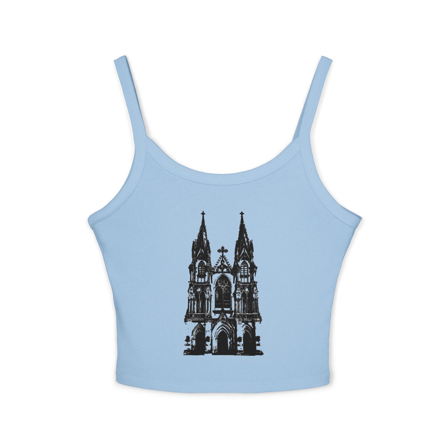 Tank Top with Castle Graphic