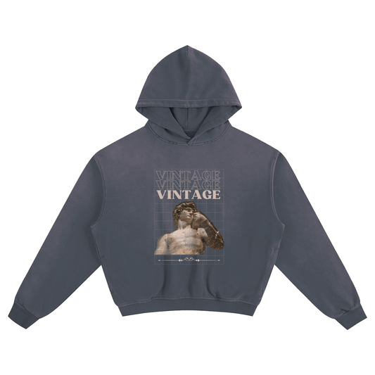 'Vintage' Sunfade Boxy Hoodie