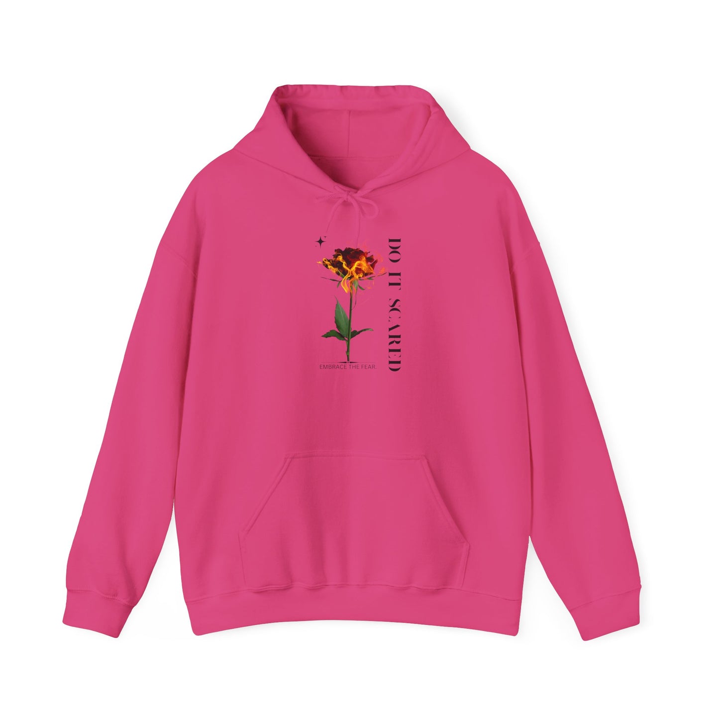 'Rose on fire' Hoodie