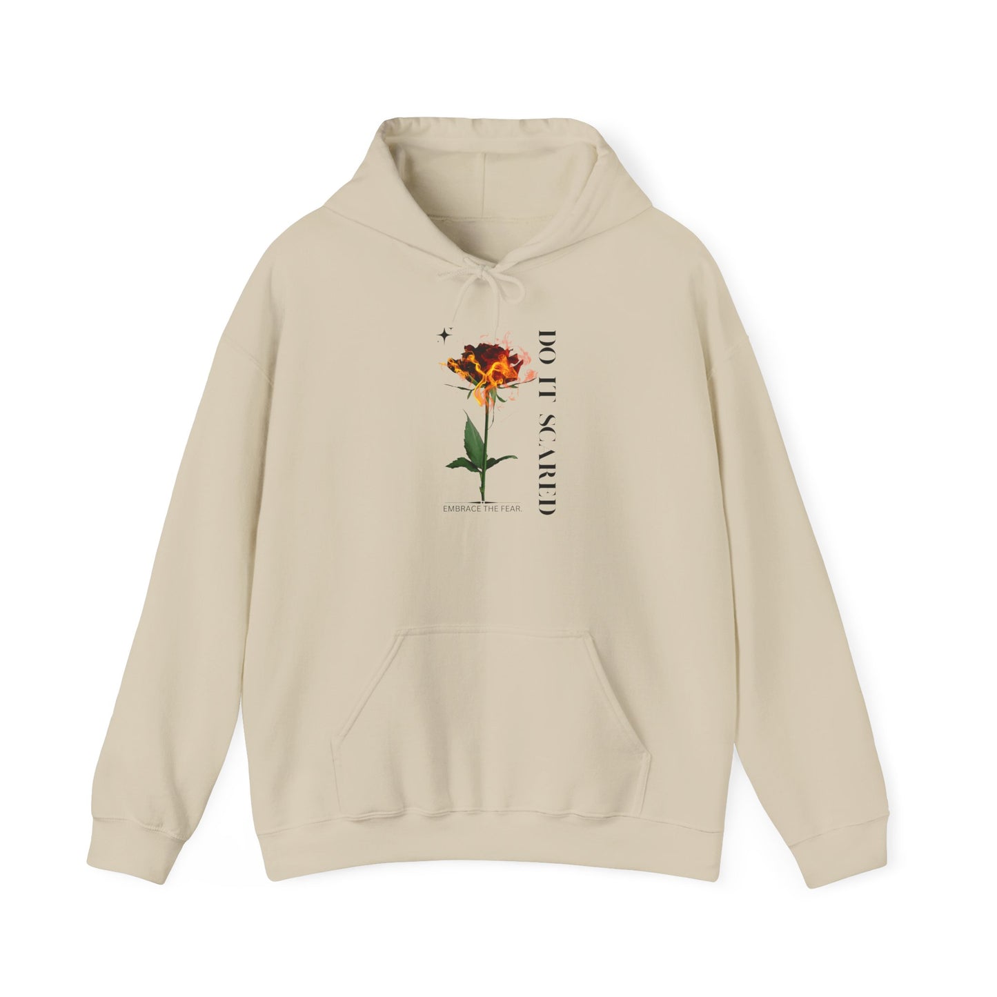 'Rose on fire' Hoodie