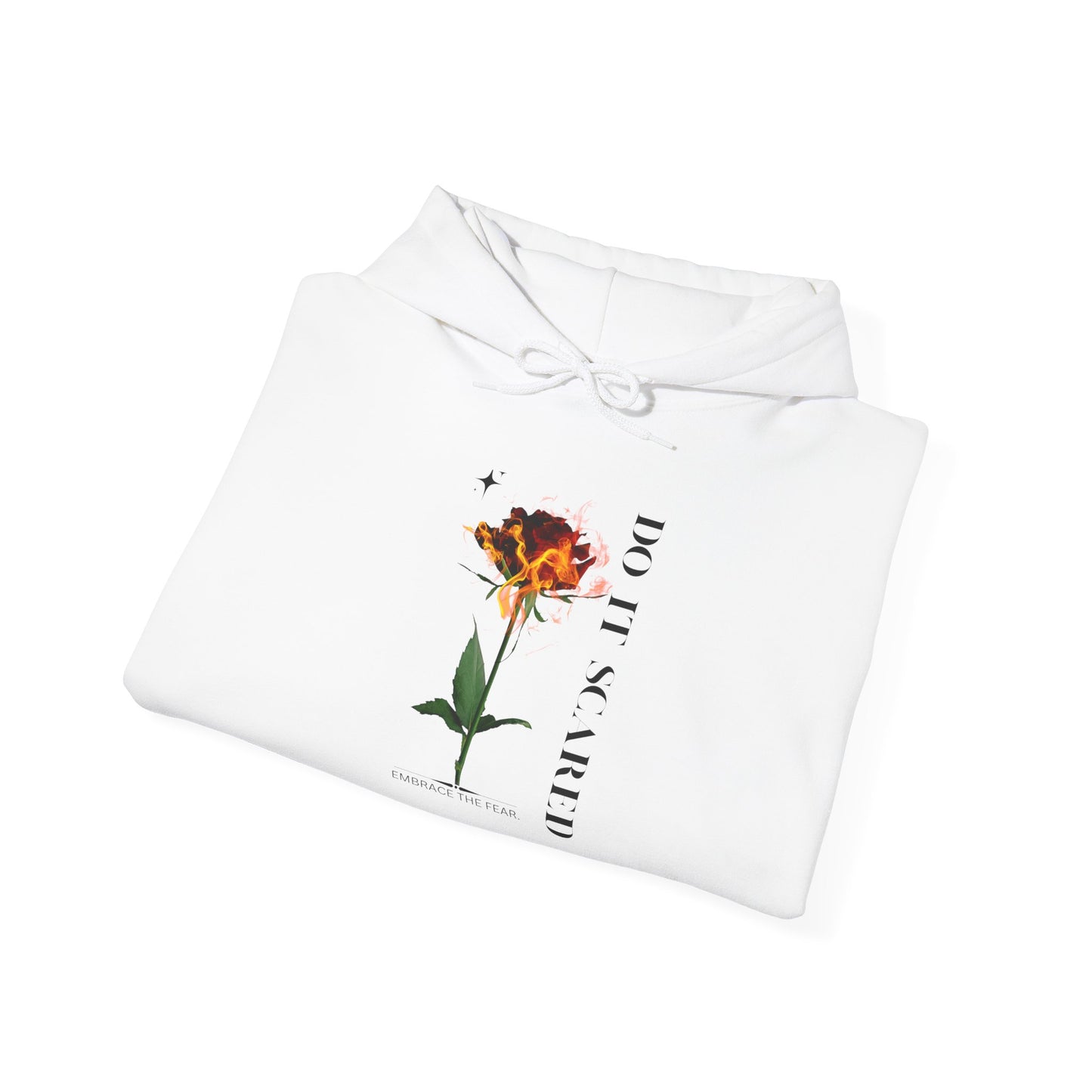 'Rose on fire' Hoodie