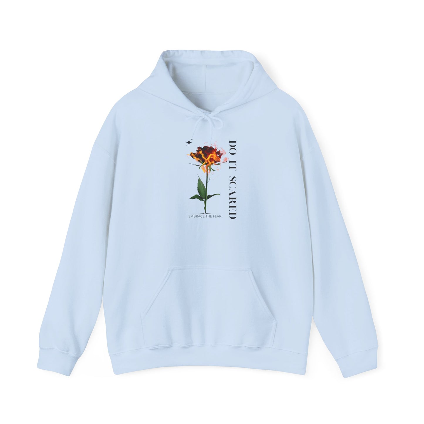 'Rose on fire' Hoodie