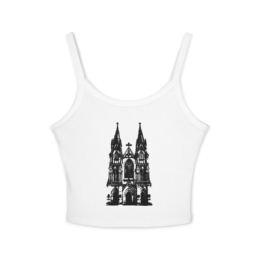 Tank Top with Castle Graphic