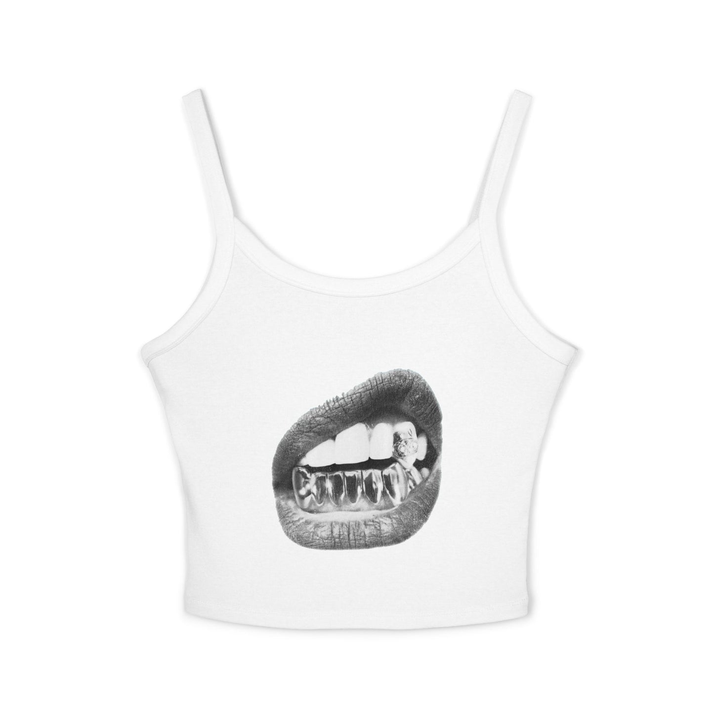 Tank Top - Mouth Graphic Print