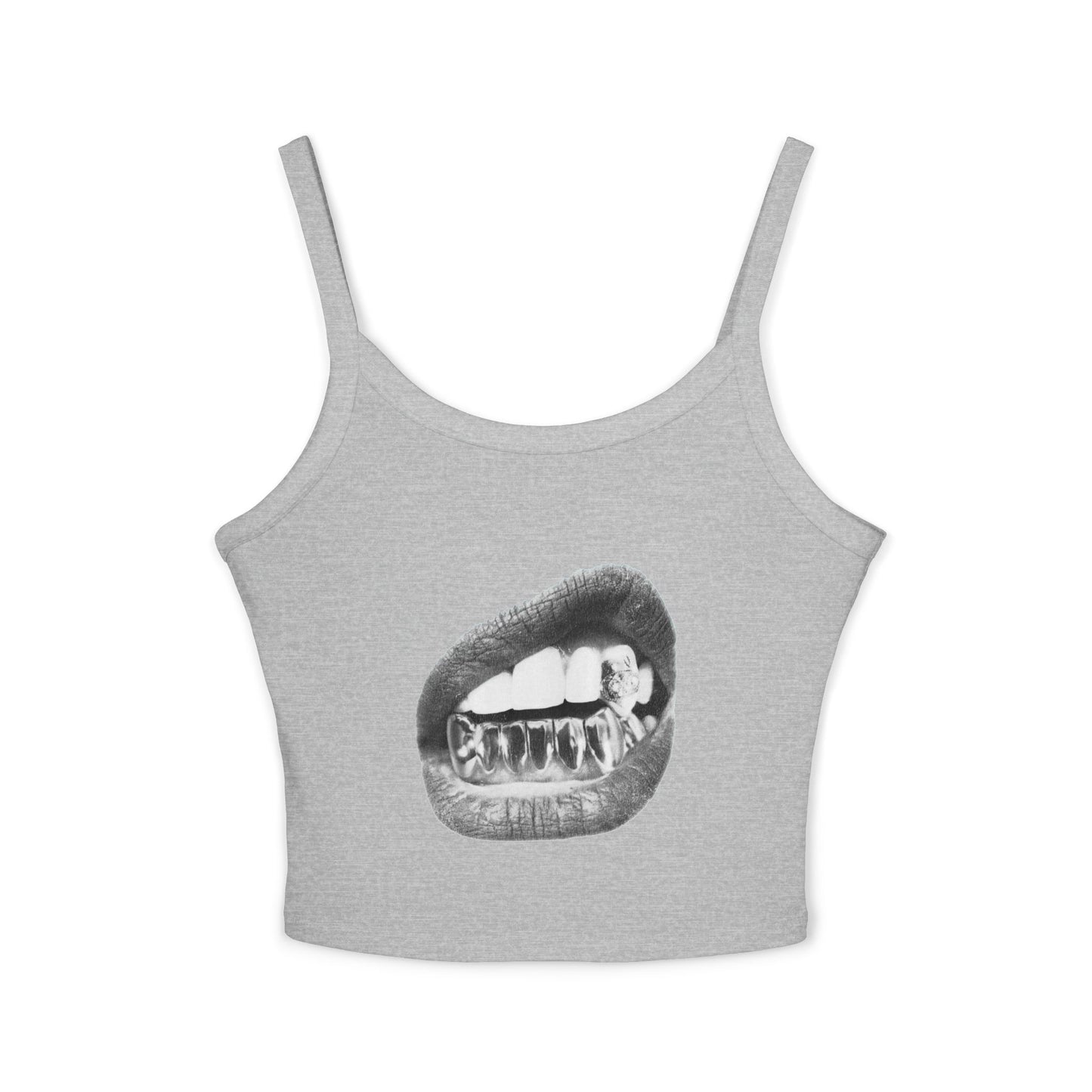 Tank Top - Mouth Graphic Print