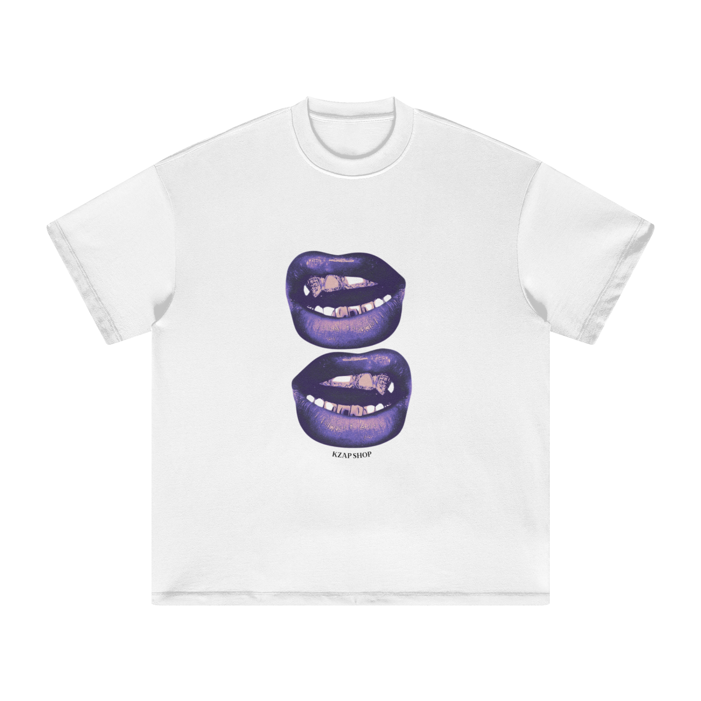 graphic tee,mouth graphic 